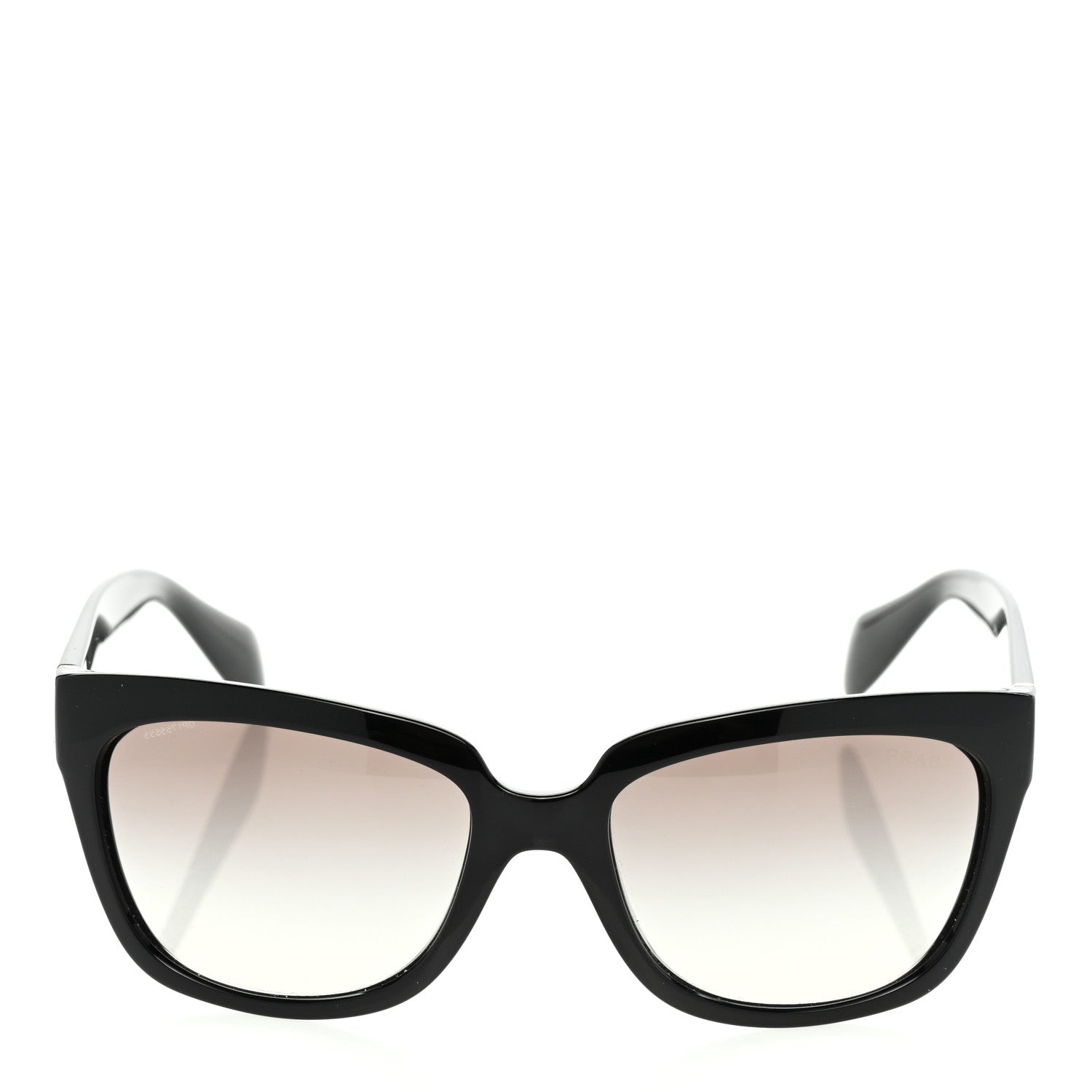 Prada Square Sunglasses SPR 07P Black 2 of 7