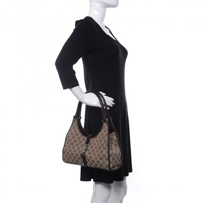 Gucci Monogram Small Bardot Bag Brown 2 of 13