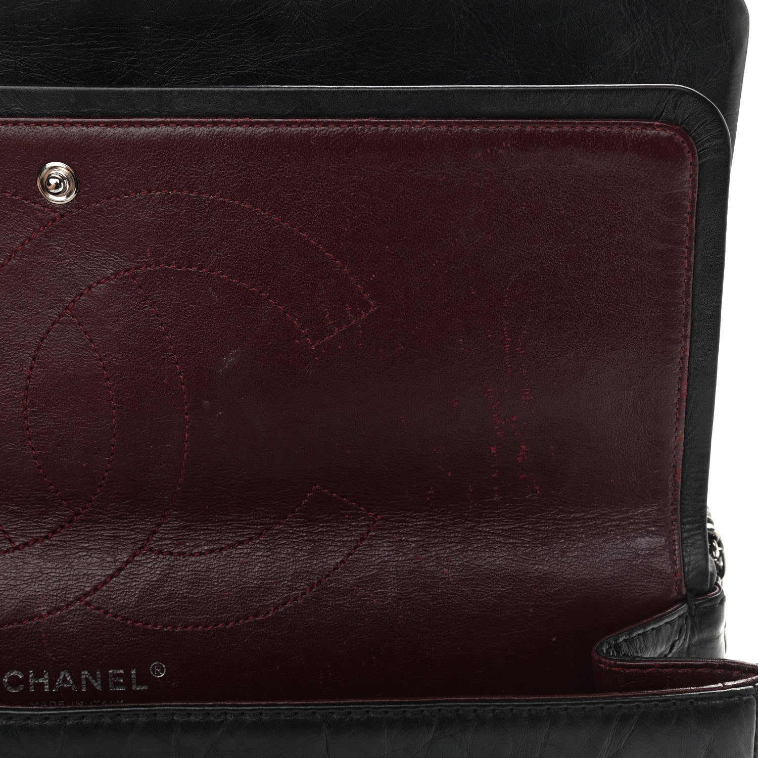 Chanel Aged Calfskin Quilted 2.55 Reissue 227 Flap Black 13 of 16