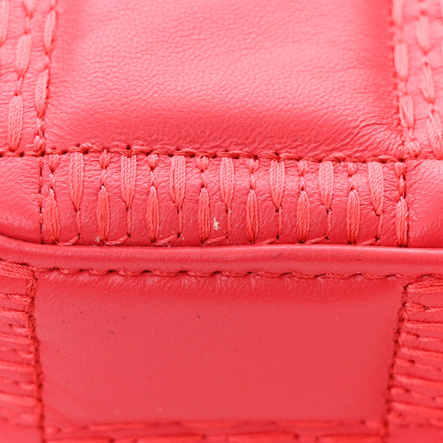 Lambskin Damier Quilt Troca PM Rose