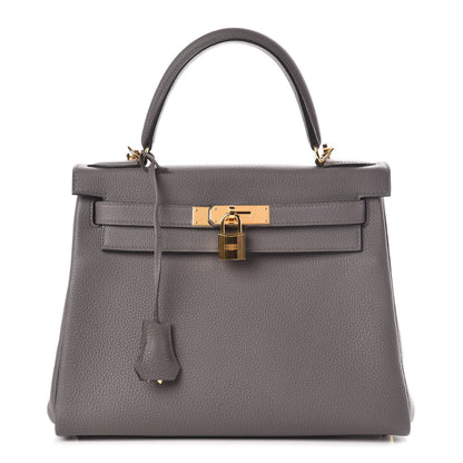 Hermes Togo Kelly Retourne 28 Etain 1 of 40