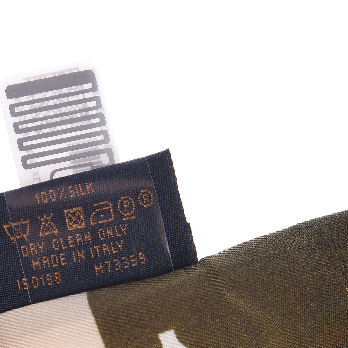 Silk Monogram Giant Confidential Bandeau Kaki
