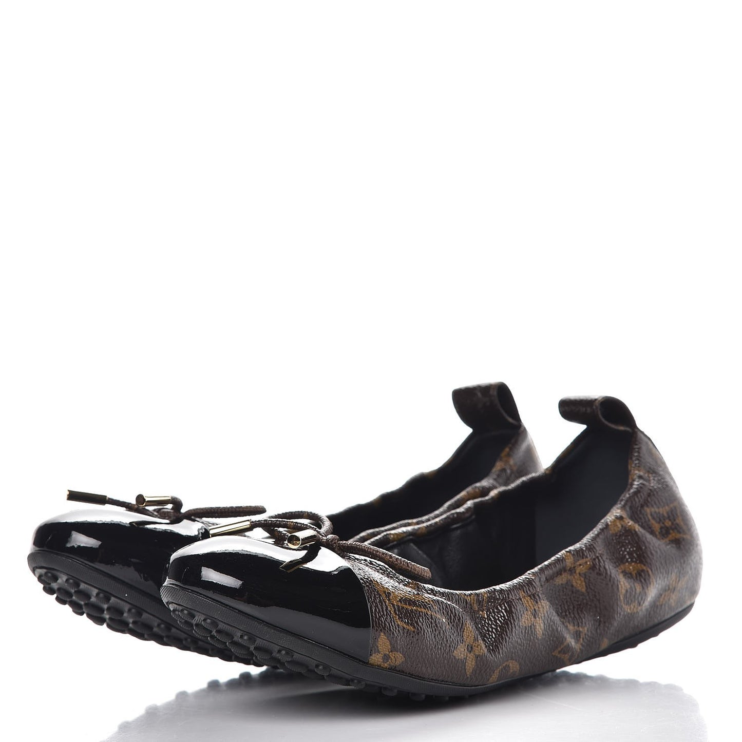 Monogram Flirty Ballerina Flats 39 Black