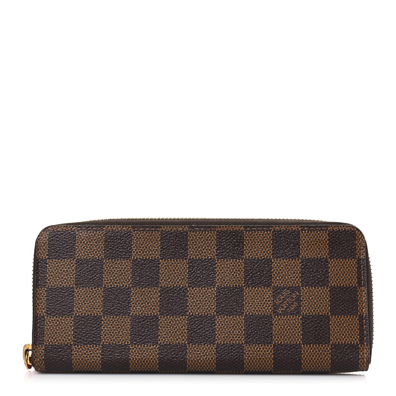 Louis Vuitton Damier Ebene Clemence Wallet Cherry 1 of 6