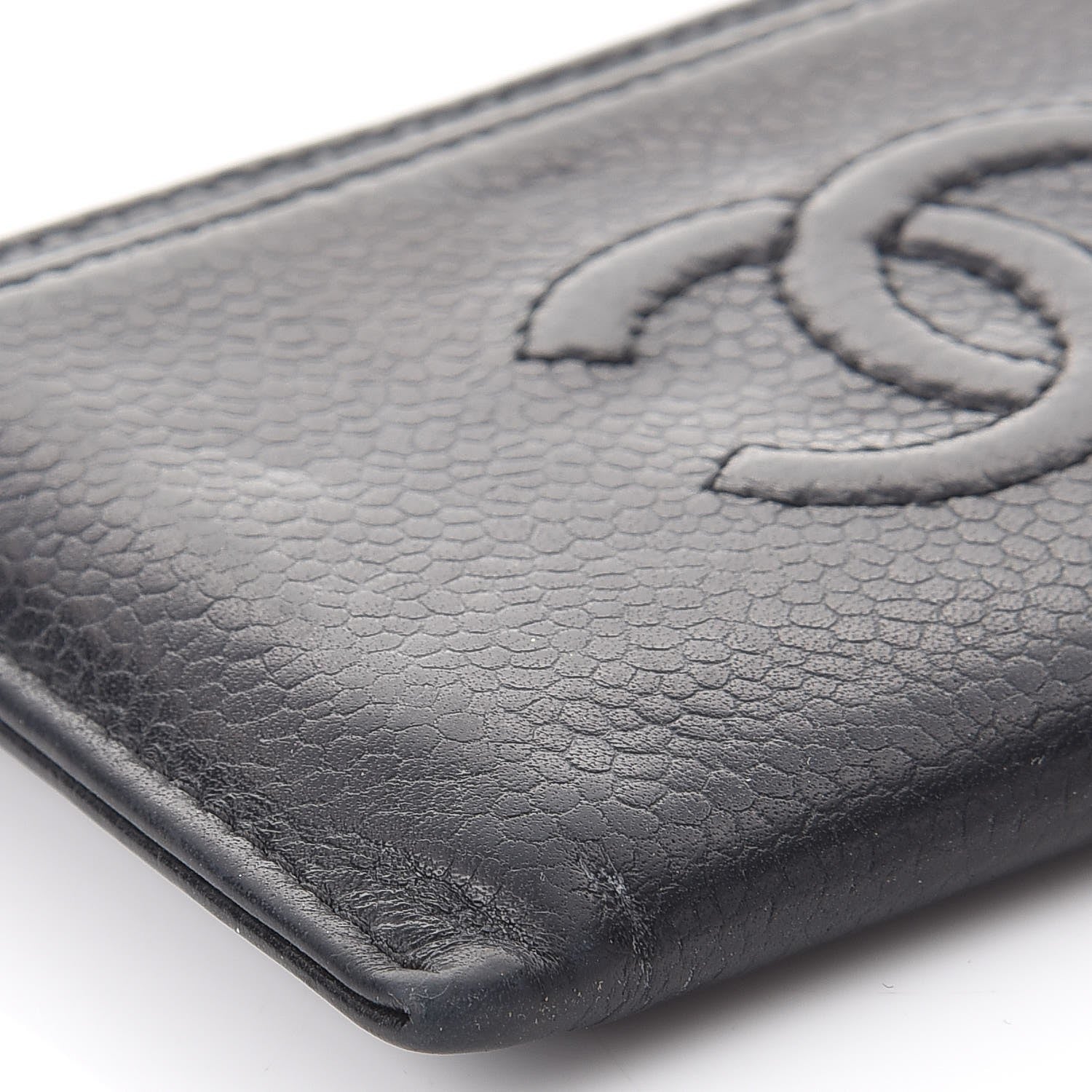 Chanel Caviar Timeless CC Card Holder Black 10 of 14