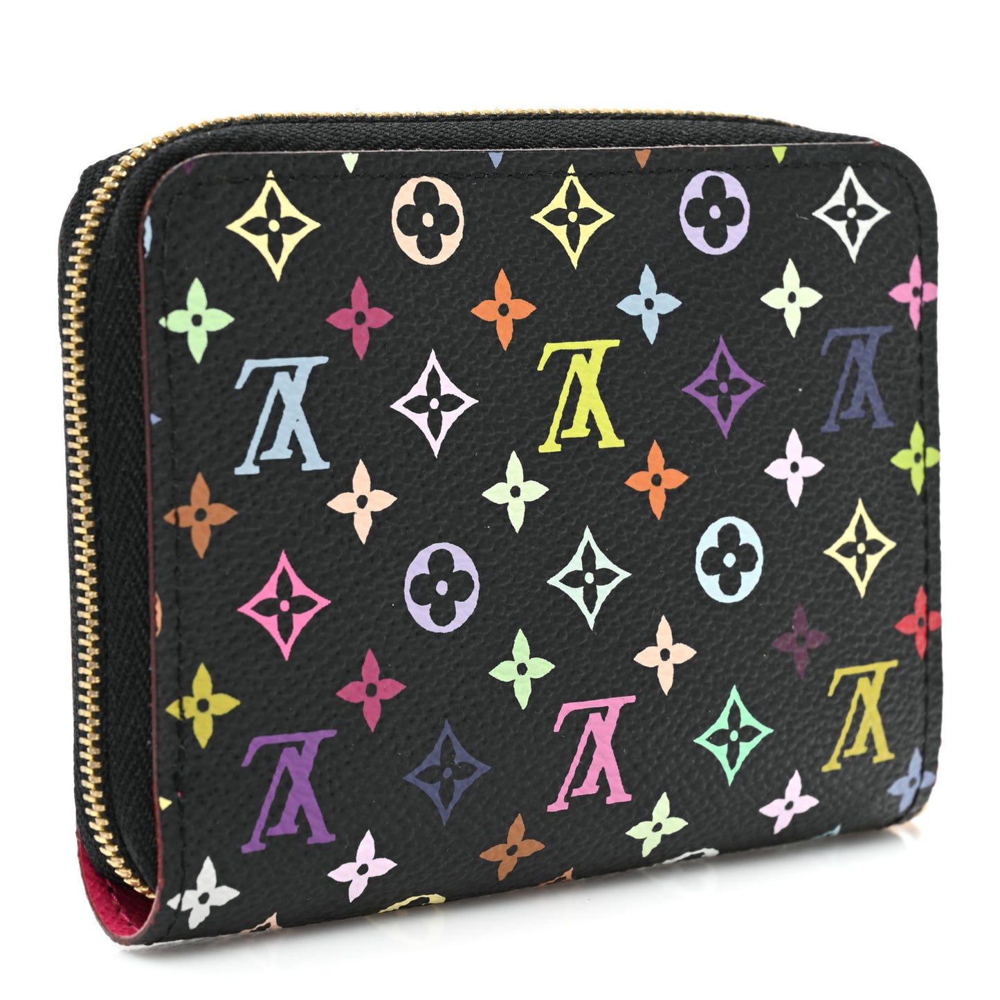 Monogram Multicolor Zippy Coin Purse Black Grenade