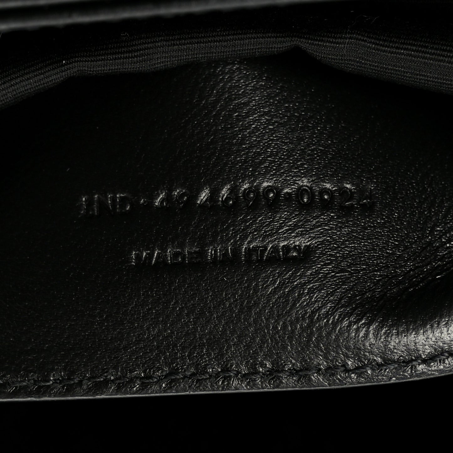 Calfskin Y Quilted Monogram Small Loulou Chain Satchel Black