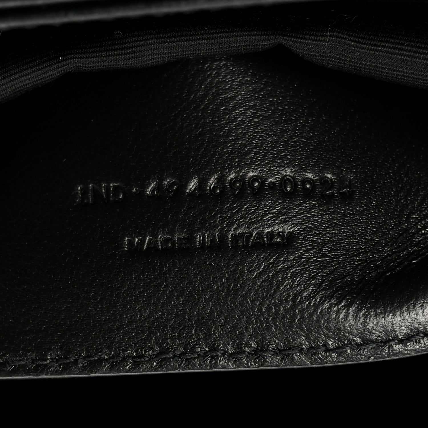 Saint Laurent Calfskin Y Quilted Monogram Small Loulou Chain Satchel Black 7 of 10