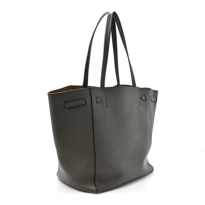 Celine Soft Grained Calfskin Small Belt Cabas Phantom Taupe 3 of 18