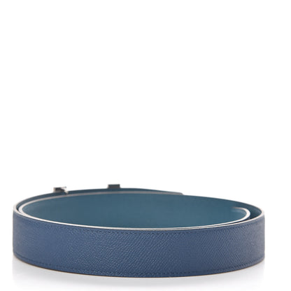 Hermes Epsom 32mm Quizz H Belt 90 Deep Bleu Colvert 3 of 8