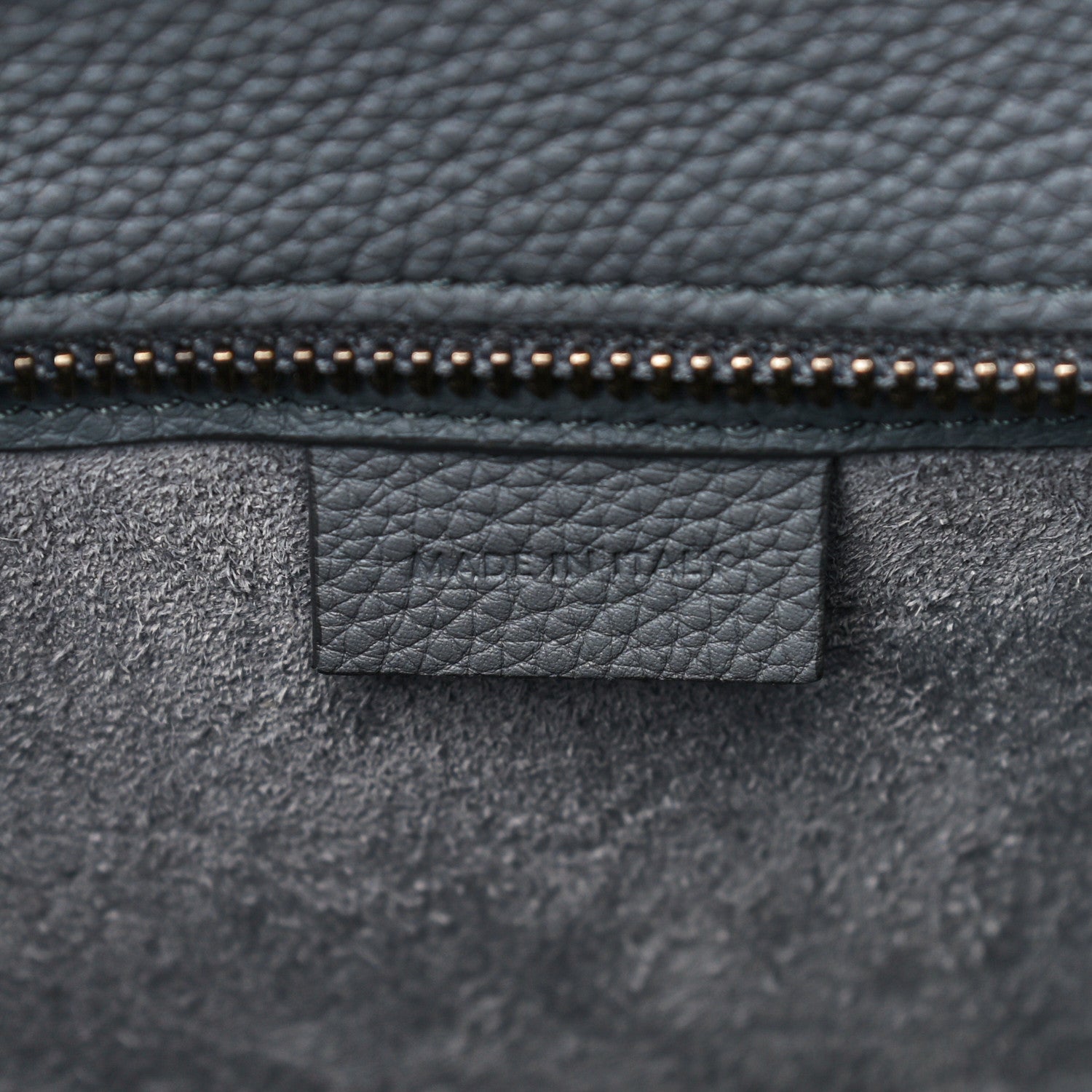 Celine Baby Drummed Calfskin Nano Luggage Kohl 6 of 10