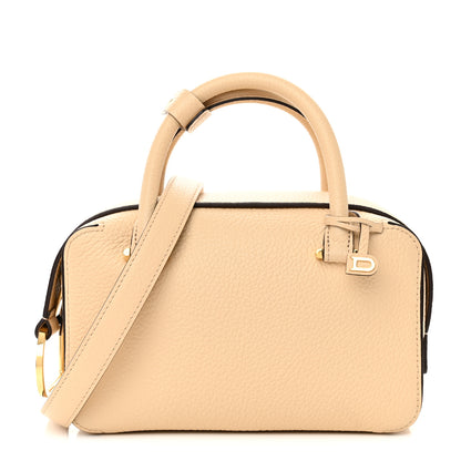 Delvaux Taurillon Soft Mini Cool Box Satchel Dune 1 of 10
