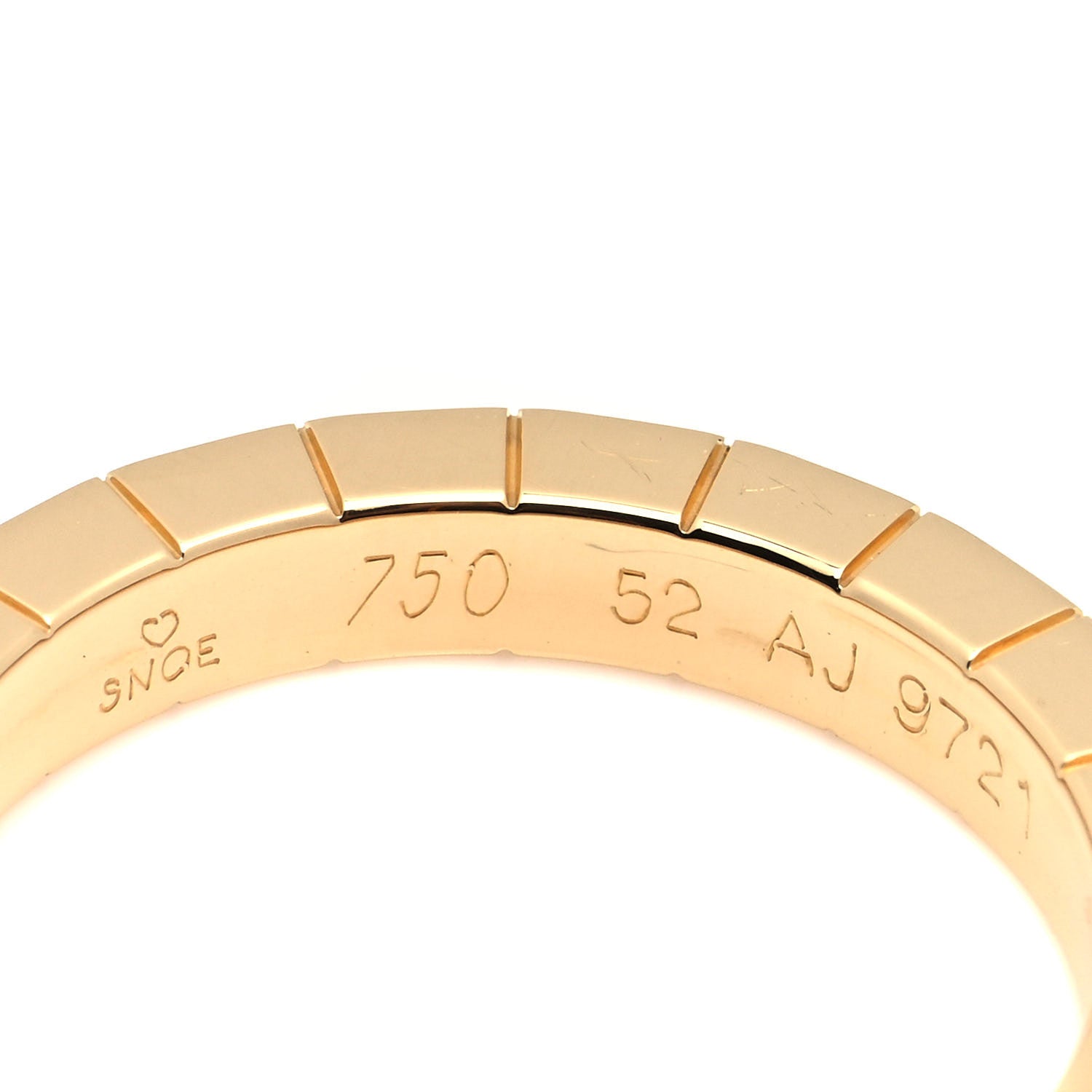 Cartier 18K Yellow Gold Lanieres Ring 52 6 3 of 3