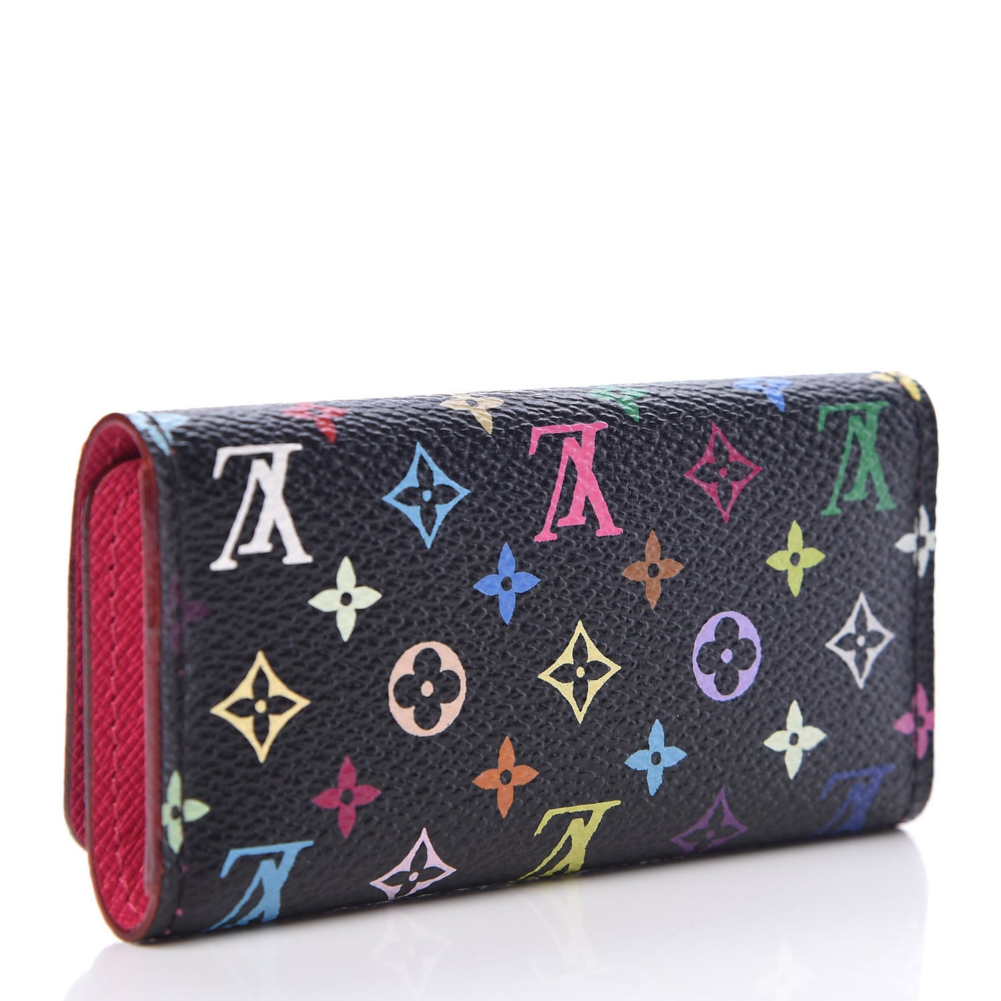 Monogram Multicolor Multicles 4 Key Holder Black Grenade