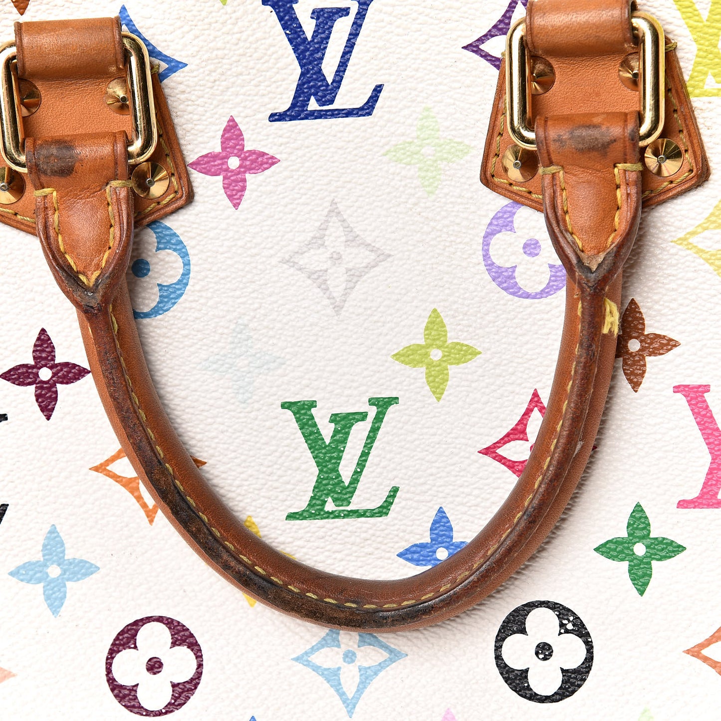 Monogram Multicolor Trouville White