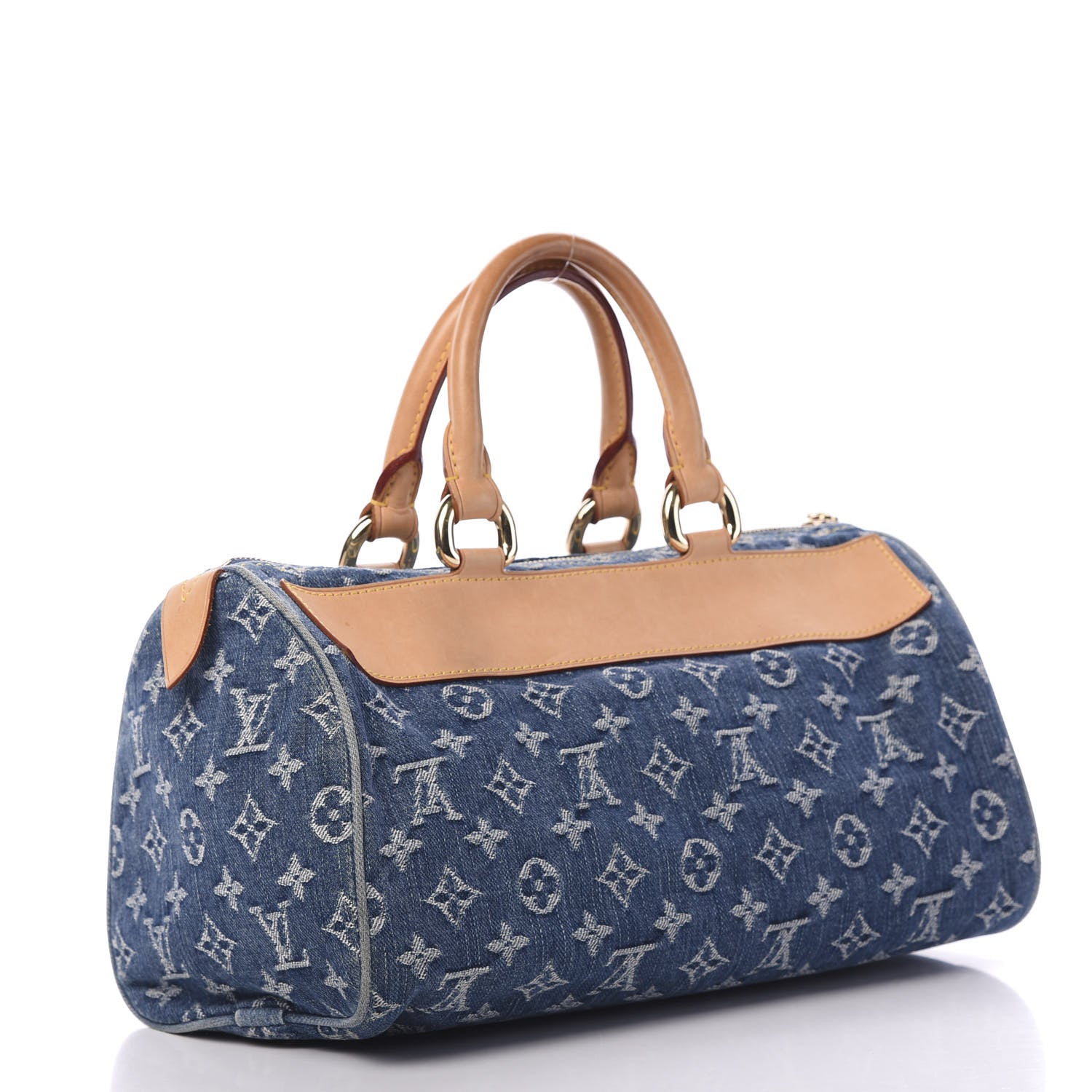 Louis Vuitton Monogram Denim Neo Speedy Blue 2 of 11
