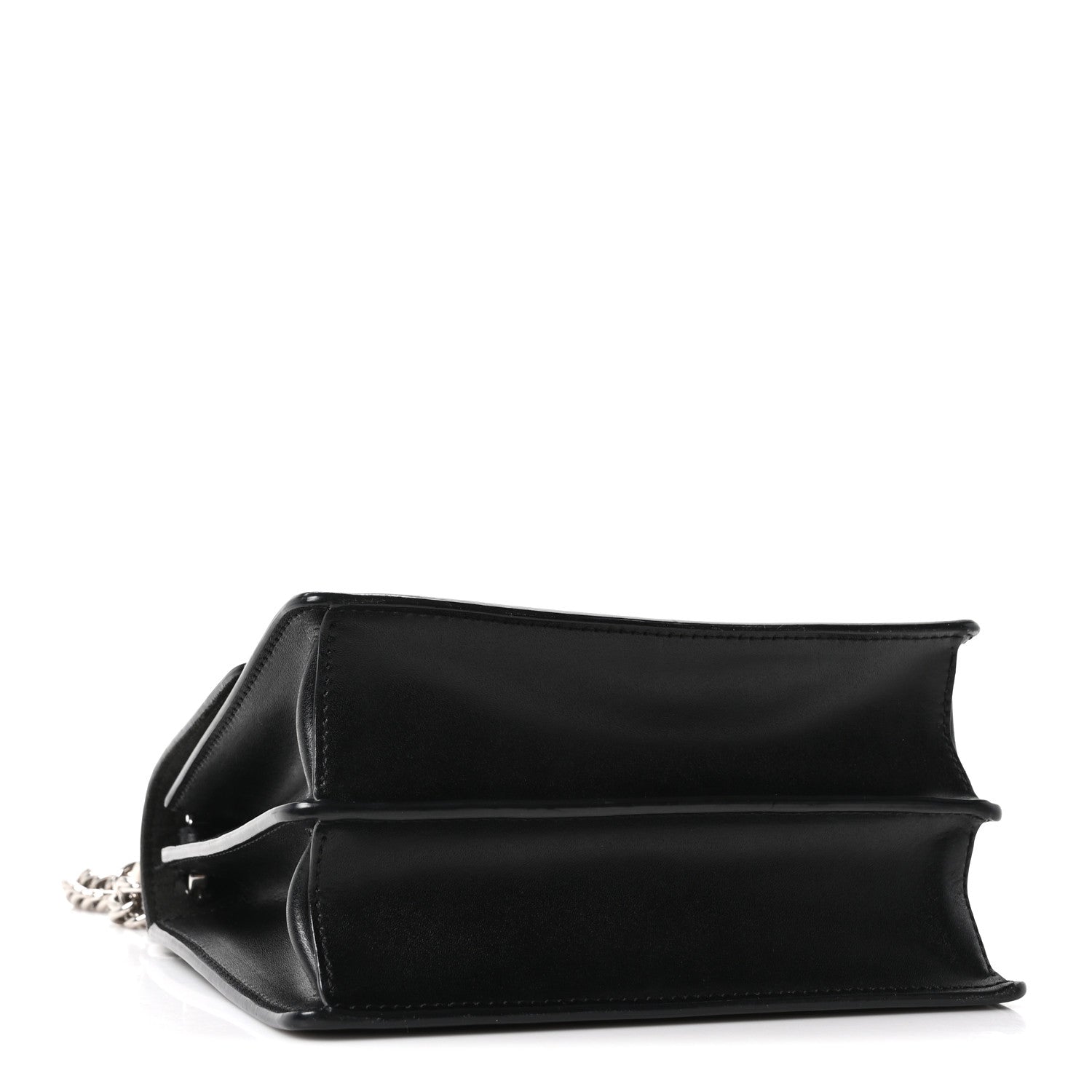 Fendi Vitello Liberty Fun Fair Metal Studded Small Kan I Shoulder Bag Black Multicolor 4 of 10