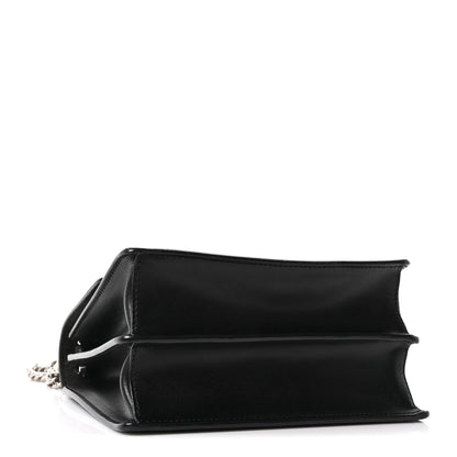 Fendi Vitello Liberty Fun Fair Metal Studded Small Kan I Shoulder Bag Black Multicolor 4 of 10