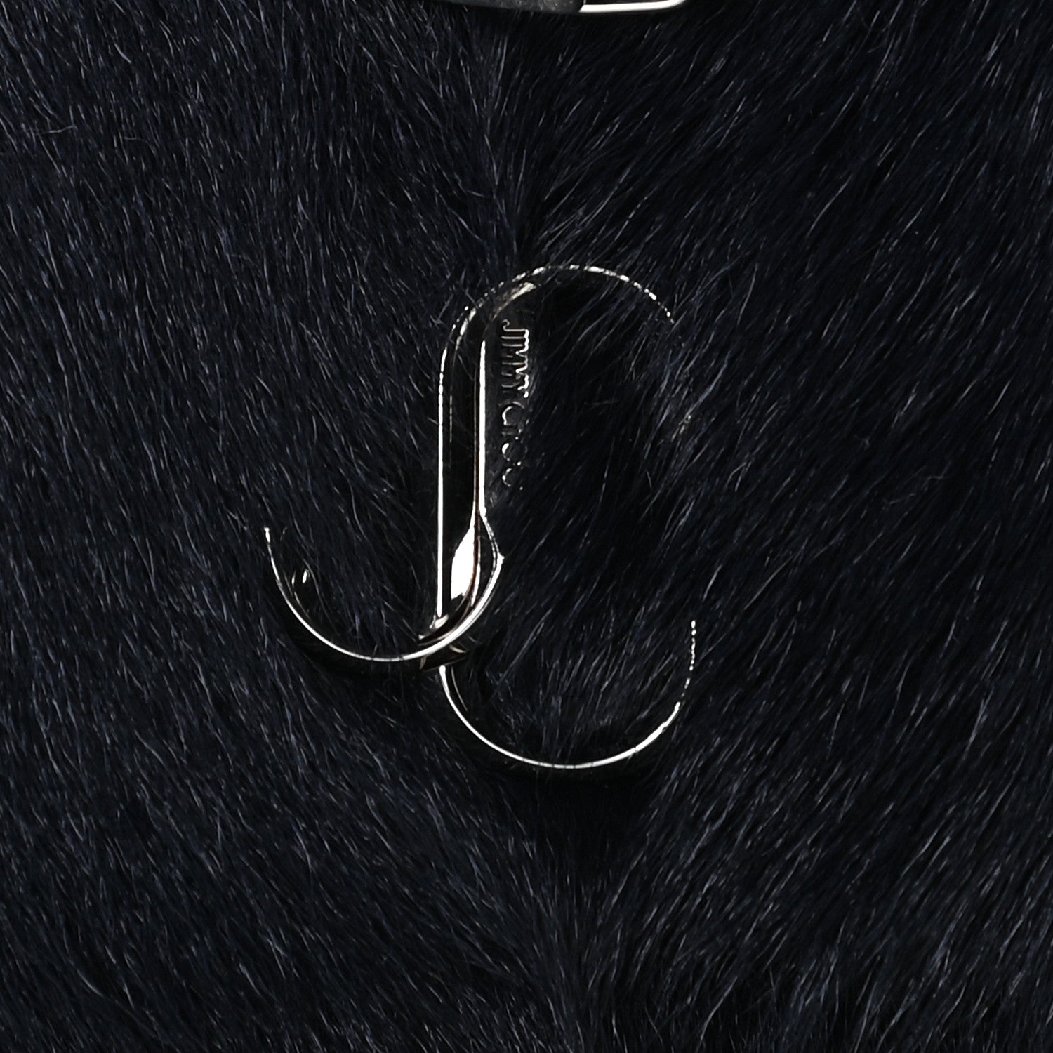 Jimmy Choo Faux Mink Varenne Chain Clutch Navy 8 of 8