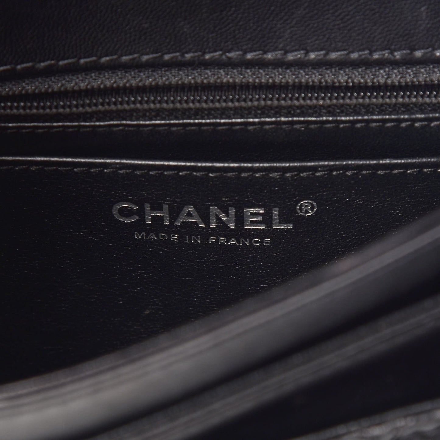 Lambskin Quilted Small Geometric Flap Black
