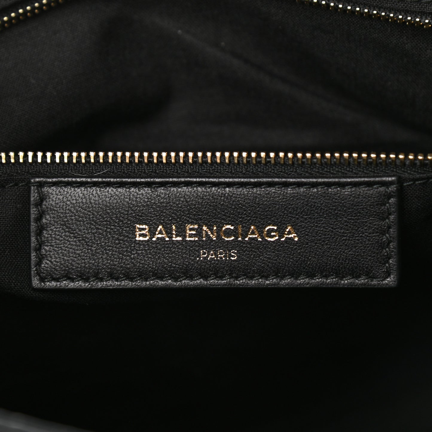 Calfskin Crocodile Embossed Classic Hardware City Black