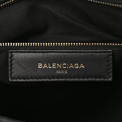 Balenciaga Calfskin Crocodile Embossed Classic Hardware City Black 11 of 24