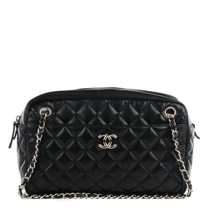 Chanel Lambskin Quilted Medium Camera Case Black 1 of 7