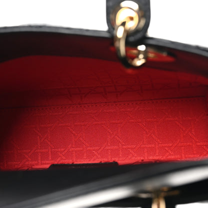Christian Dior Lambskin Cannage Small My ABCDior Lady Dior Black 5 of 10