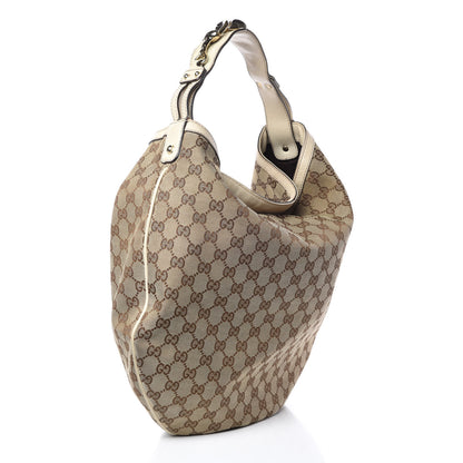 Gucci Monogram Large Wave Hobo Off White 3 of 16