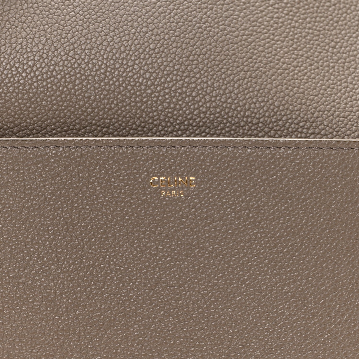 Celine Soft Grained Calfskin Sangle Bucket Bag Taupe 7 of 11