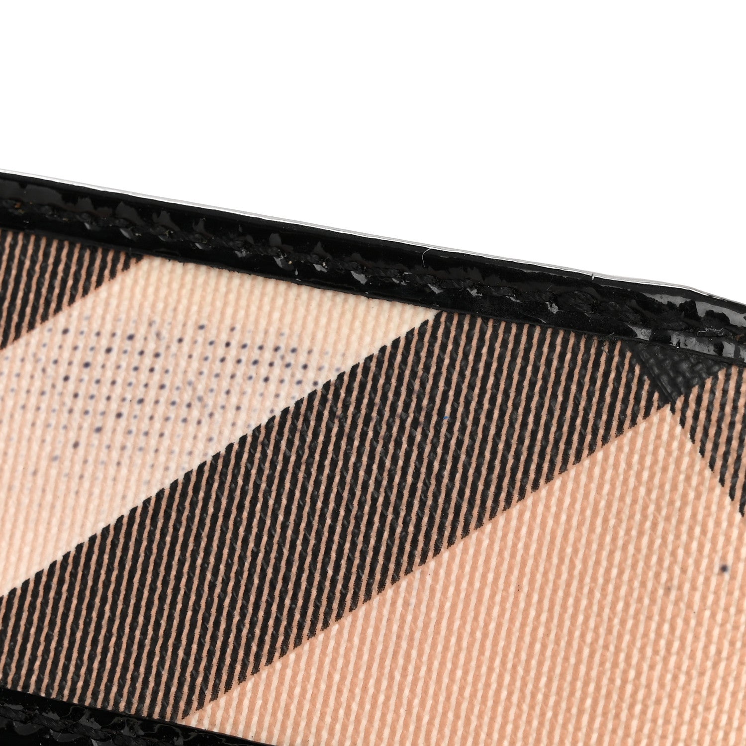 Burberry Patent Nova Check Wallet Black 10 of 13