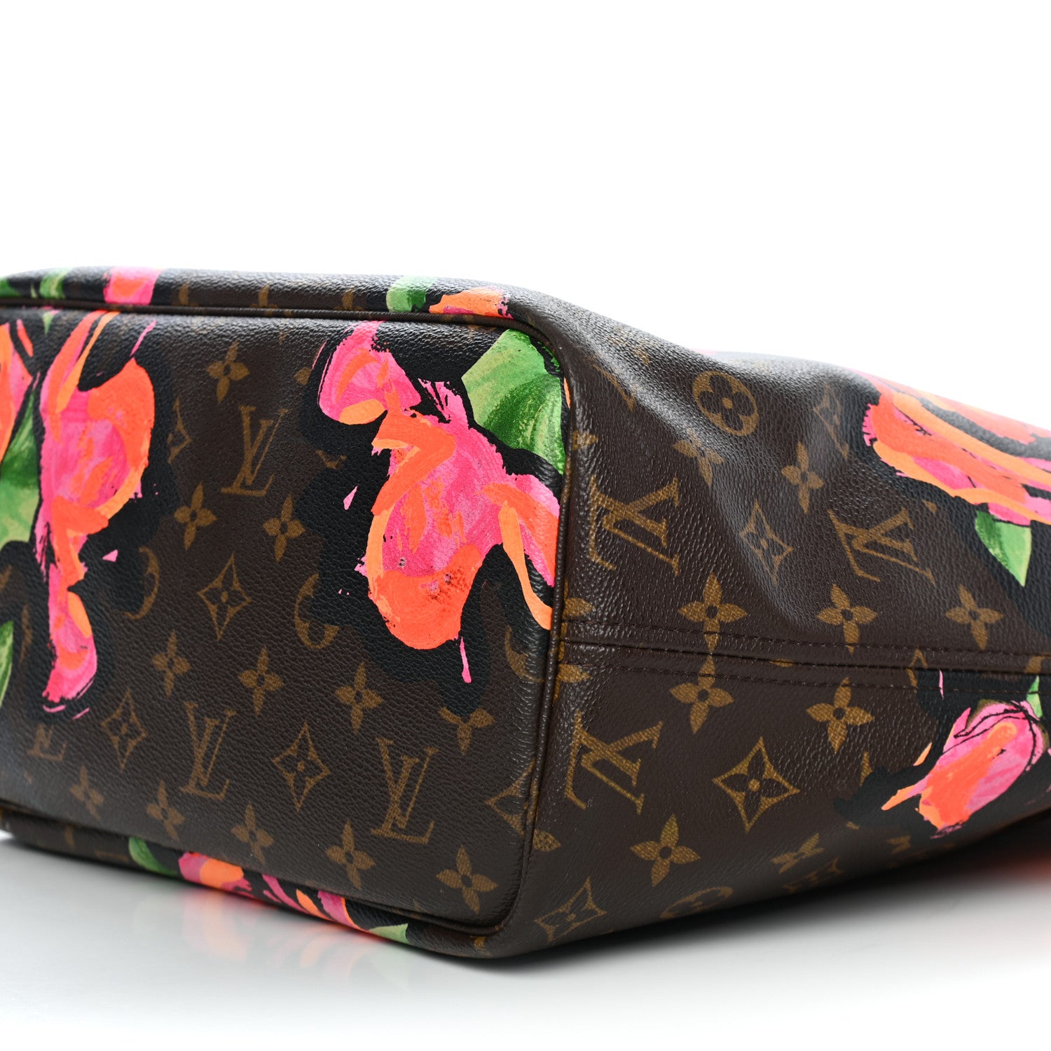 Louis Vuitton Monogram Roses Neverfull MM 6 of 20