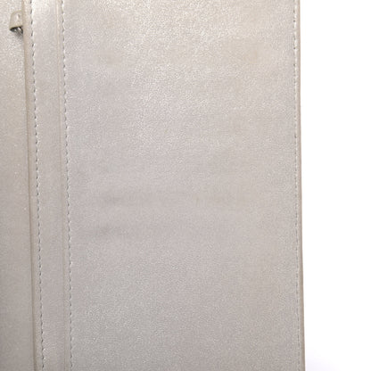 Chanel Lambskin Camellia Embossed Yen Wallet Black 11 of 13