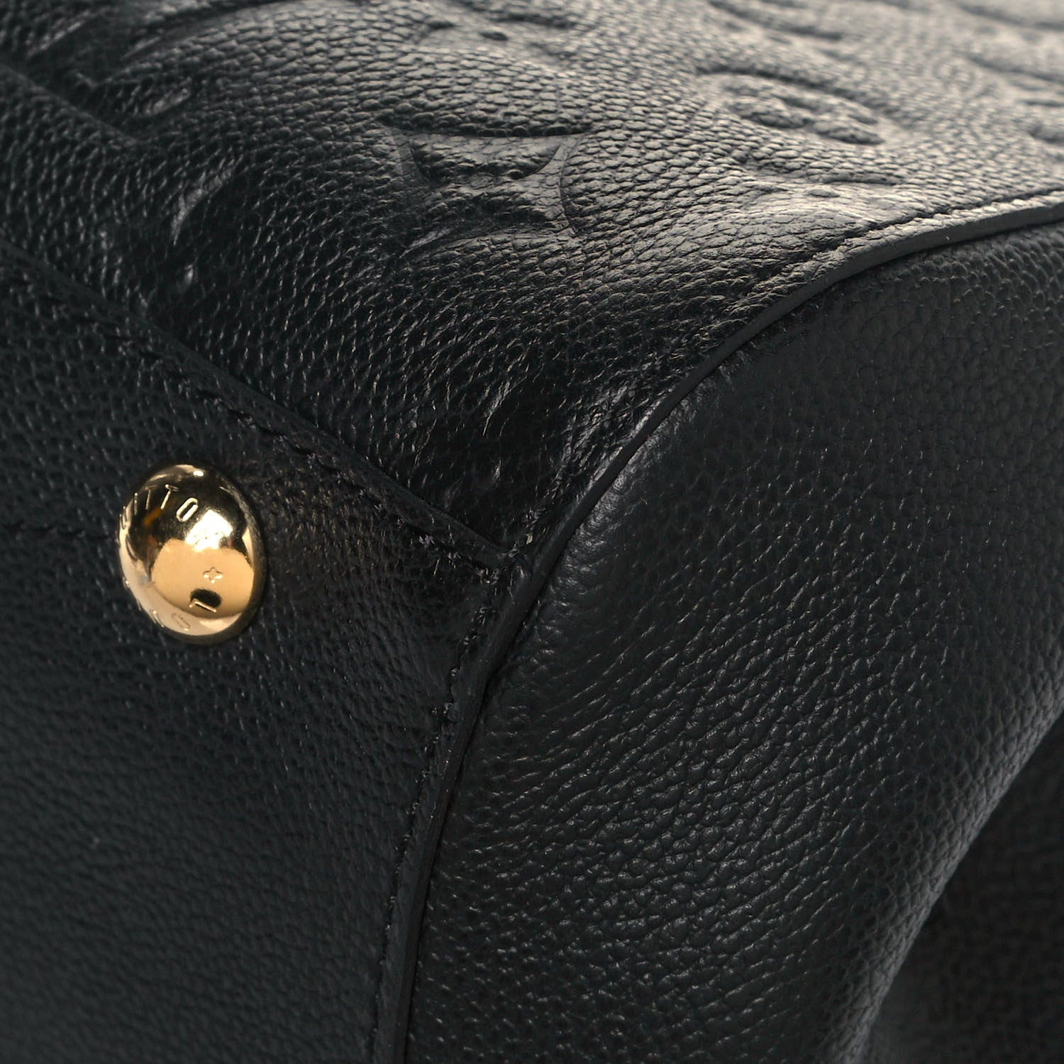 Louis Vuitton Empreinte Montaigne MM Black 9 of 12