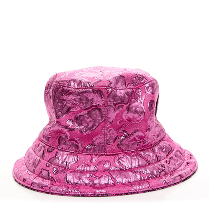 Gucci Canvas Lame GG Monogram Reversible Bucket Hat S Fuxia Pink 8 of 10
