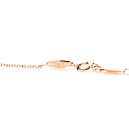 Tiffany 18K Rose Gold Diamond .17ct Elsa Peretti Diamonds by the Yard Pendant Necklace 4 of 7