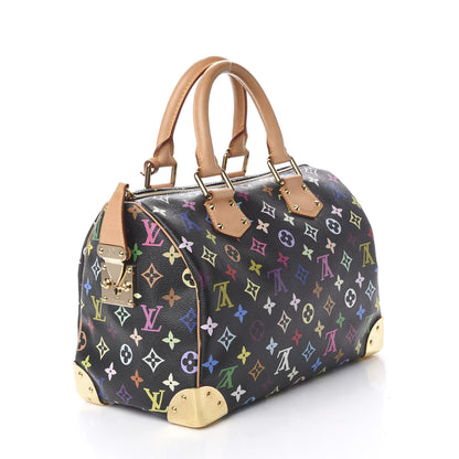 Louis Vuitton Monogram Multicolor Speedy 30 Black 3 of 14