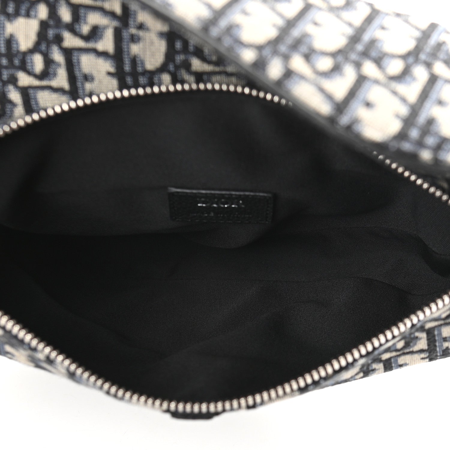 Christian Dior Oblique Mens Saddle Bag Blue 5 of 8