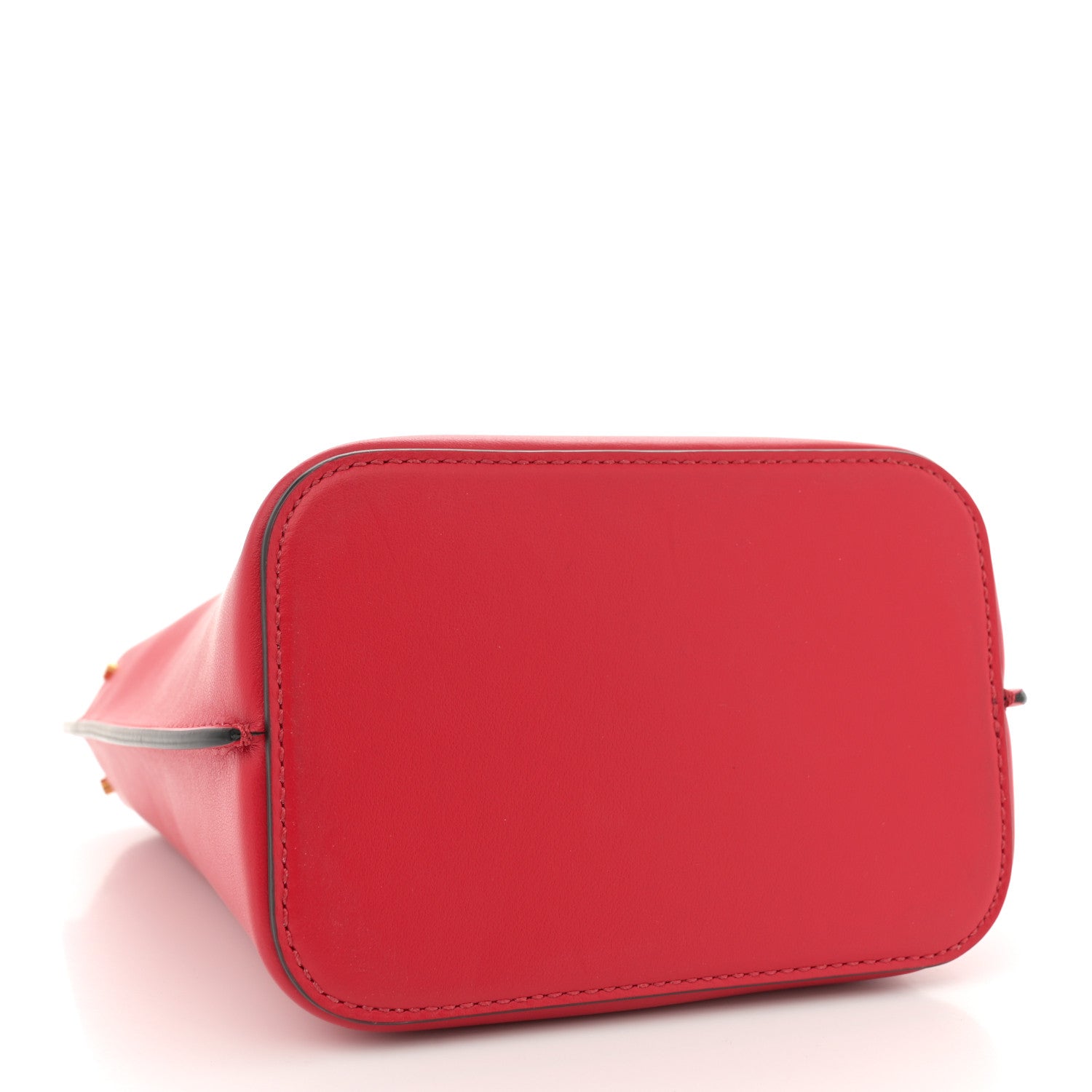 Valentino Garavani Calfskin Vlogo Bucket Bag Rouge Pur 4 of 10