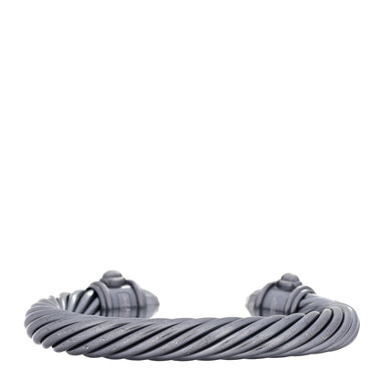 David Yurman Aluminum 10mm Cable Renaissance Bracelet Grey 3 of 5