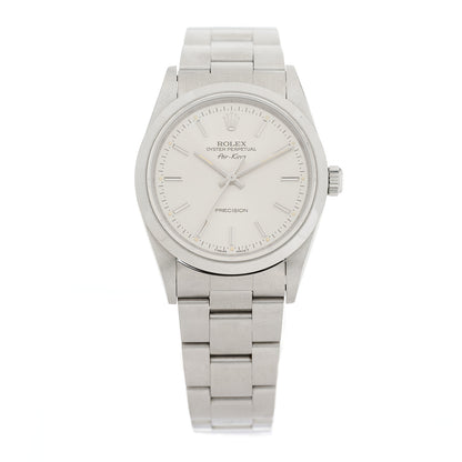 Rolex Stainless Steel 34mm Air-King Oyster Perpetual Precision Watch Silver 14000 1 of 4