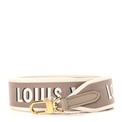 Louis Vuitton Jacquard Diane Shoulder Strap Tourterelle Creme 1 of 3