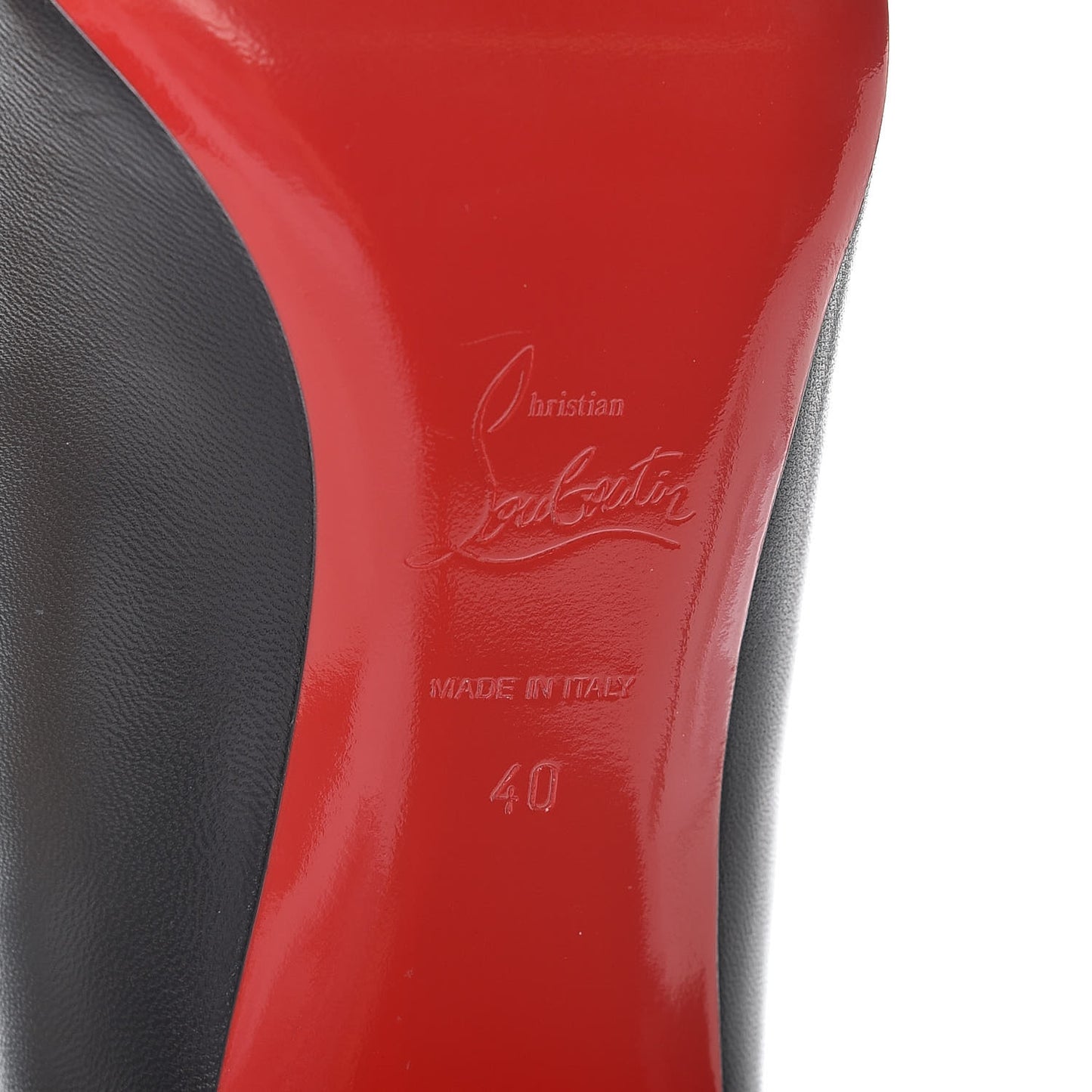 Shiny Nappa Simple 85 Pumps 40 Black