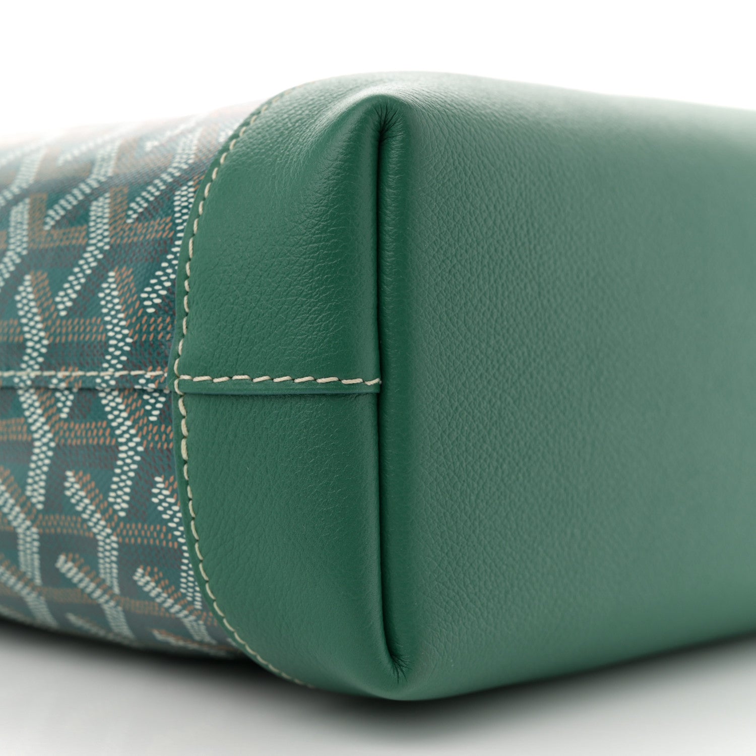 Goyard Goyardine Calfskin Cisalpin Document Case Green 8 of 9