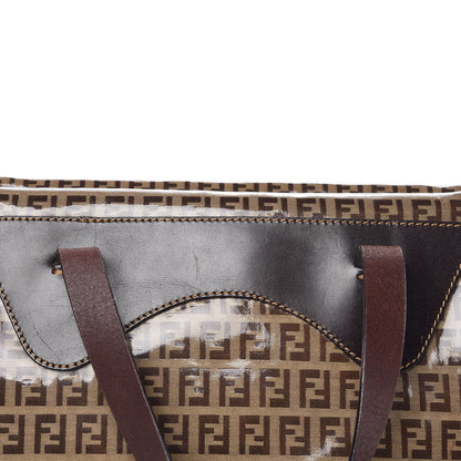 Fendi Vinyl Zucchino Tote Tobacco 8 of 13