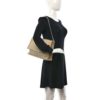 Celine Smooth Calfskin Blade Chain Flap Vanilla 2 of 9