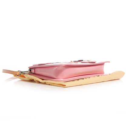 Louis Vuitton Vernis Lexington Fleurs Pochette Pink 4 of 7