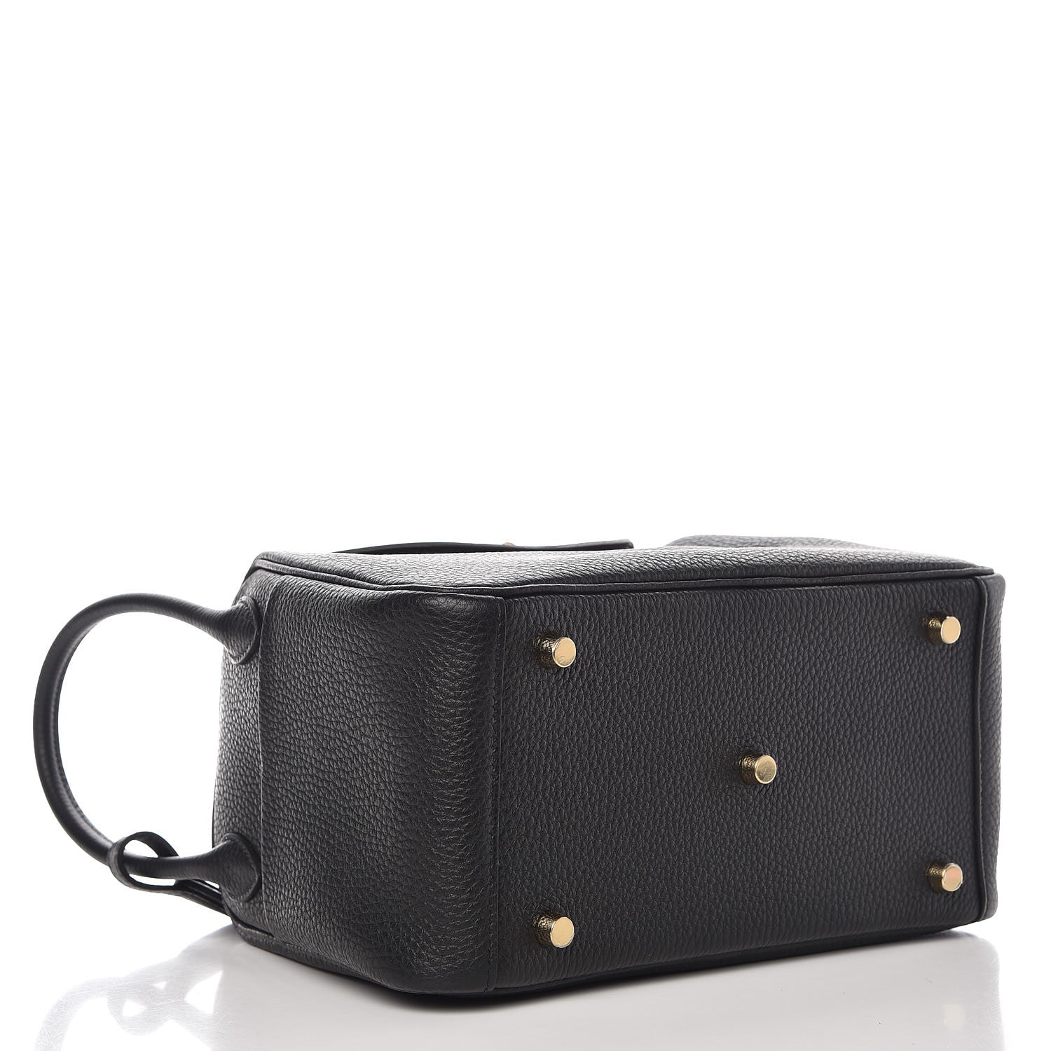 Hermes Taurillon Clemence Lindy 26 Black 4 of 8