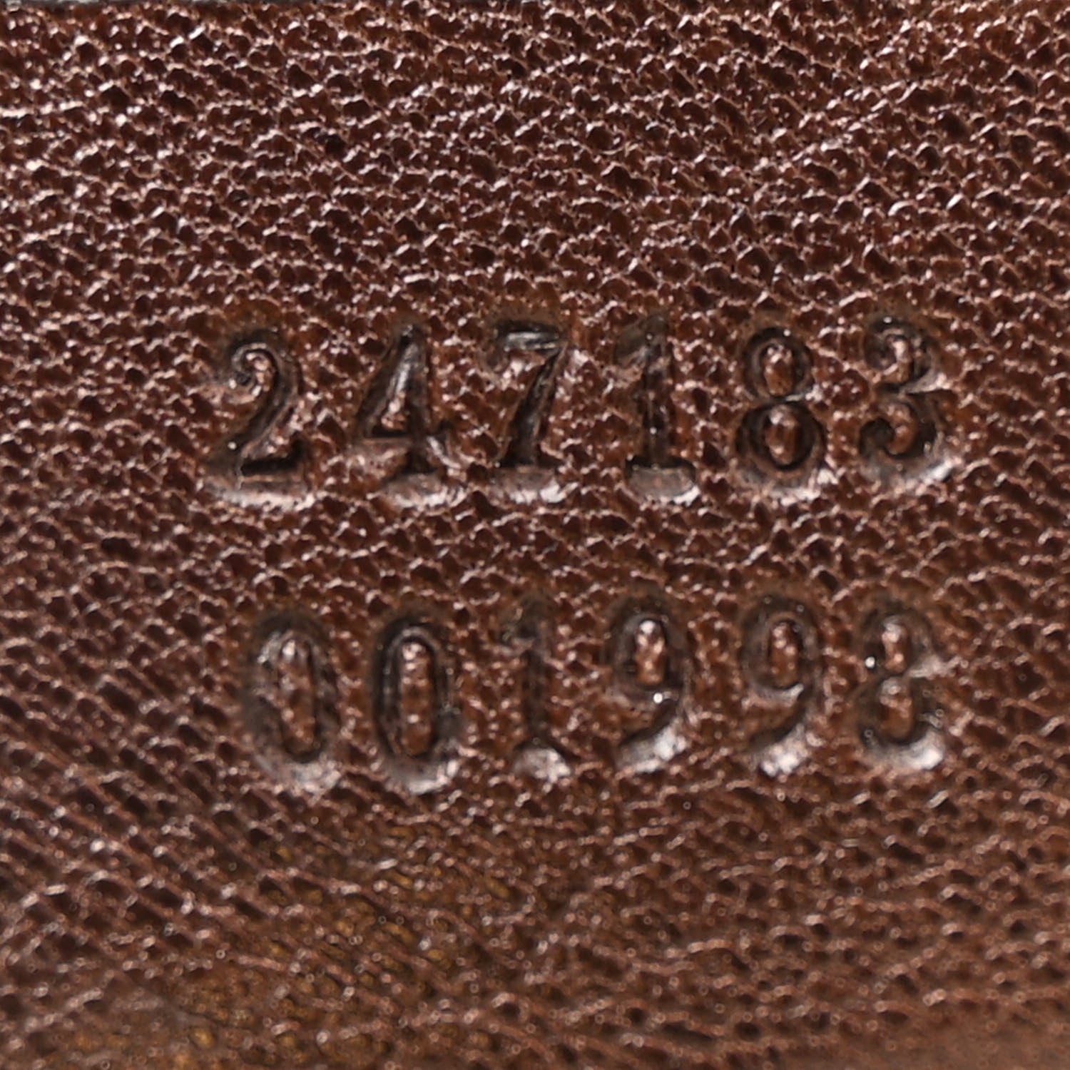Gucci Monogram Medium GG Running Tote Dark Brown 7 of 12