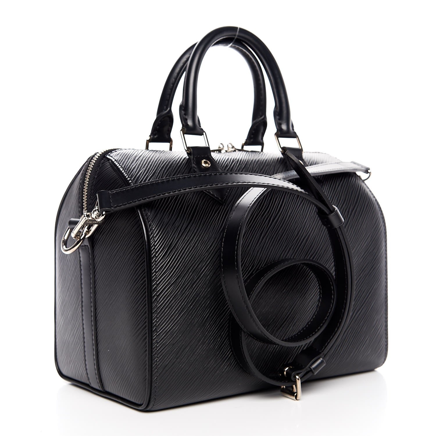 Louis Vuitton Epi Speedy Bandouliere 25 Black 4 of 8